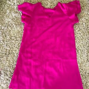 Shein hot pink dress